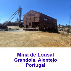 Mina do Lousal. Grândola, región del Alentejo (Portugal) 