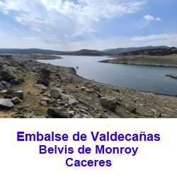 Embalse de Valdecañas. Belvis de Monroy. Cáceres 