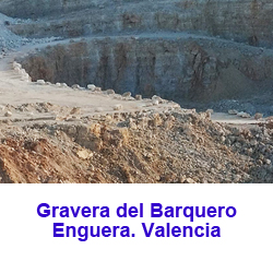 Gravera del Barquero. Enguera. Valencia