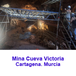 Mina Cueva Victoria. Cartagena. Murcia