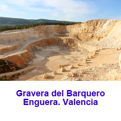 Gravera del Barquero. Enguera. Valencia