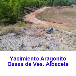 Yacimiento de Aragonito. Casas de Ves. Albacete
