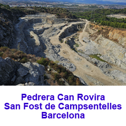 Pedrera Can Rovira. San Fost de Campsentelles.Barcelona