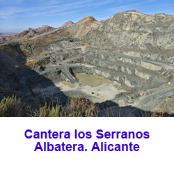 Cantera los Serranos. Albatera. Alicante
