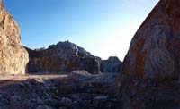 Panorámica Explotación de Yeso la Viudas. La Alcoraia. Alicante