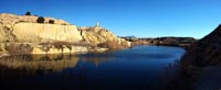 Panoramica de las Lagunas de Rabasa en Alicante