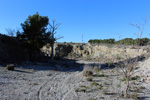 Grupo Mineralógico de Alicante. Explotaciones de Yeso El Cabezo. Cantera de los García . Villena. Alicante    