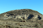 Grupo Mineralógico de Alicante. Explotaciones de Yeso El Cabezo. Cantera de los García . Villena. Alicante    