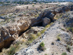 Grupo Mineralógico de Alicante. Antiguas explotaciones de yeso en el Verdegas. Alicante   