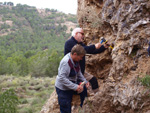 Grupo Mineralógico de Alicante.   Antiguas explotaciones de yesos del Mesiniense en Benejuzar. Alicante  