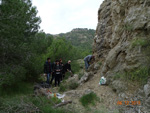 Grupo Mineralógico de Alicante.   Antiguas explotaciones de yesos del Mesiniense en Benejuzar. Alicante  