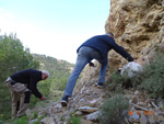 Grupo Mineralógico de Alicante. Antiguas explotaciones de yesos del Mesiniense en Benejuzar. Alicante  