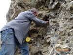 Grupo Mineralógico de Alicante. Antiguas explotaciones de yesos del Mesiniense en Benejuzar. Alicante  