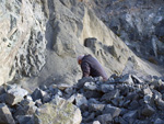 Grupo Mineralógico de Alicante.Explotación de Ofitas Los Serranos. Hondón de los Frailes. Alicante   