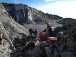 Grupo Mineralógico de Alicante. Explotación de Ofitas Los Serranos. Hondón de los Frailes. Alicante   