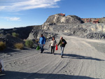 Grupo Mineralógico de Alicante. Explotación de Ofitas Los Serranos. Hondón de los Frailes. Alicante   