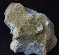 Grupo Mineralógico de Alicante.   Cuarzo, Clinozoisita. Los Serranos. Hondón de los Frailes. Alicante 