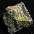 Grupo Mineralógico de Alicante. Azufre.    Mina San Francisco. Tibi. Alicante. Azufre