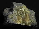 Grupo Mineralógico de Alicante. Azufre.    Mina San Francisco. Tibi. Alicante. Azufre