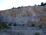 Grupo Mineralógico de Alicante. Cantera del Port. Biar. Alicante