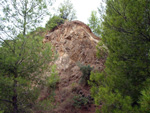 Grupo Mineralógico de Alicante. Explotacion de Ofitas. Sierra de Olta. Calpe.. Alicante 