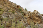 Grupo Mineralógico de Alicante. Exolotaciones de áridos y yeso. Cabezo del Polavar. Villena. Alicante 