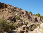 Grupo Mineralógico de Alicante.  Exolotaciones de áridos y yeso. Cabezo del Polavar. Villena. Alicante 