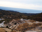   Calcita. Cantera de Áridos de Sodira. Busot. Alicante