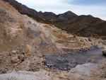   Calcita. Cantera de Áridos de Sodira. Busot. Alicante