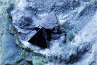 magnetita. Mina La Gallega, Ojen, Malaga, Málaga, Andalucía, España. 