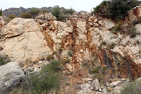 Cantera de Áridos de la Sierra de Segaria. Ondara.  Alicante