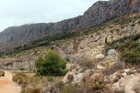 Cantera de Áridos de la Sierra de Segaria. Ondara.  Alicante