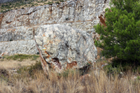 Cantera de Áridos de la Sierra de Segaria. Ondara.  Alicante