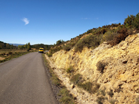 Afloramiento de Piritoedros. Pina de Montalgrao, Castellón   