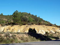 Afloramiento de Piritoedros. Pina de Montalgrao, Castellón