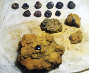 Afloramiento de Piritoedros. Pina de Montalgrao, Castellón         