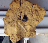 Afloramiento de Piritoedros. Pina de Montalgrao, Castellón  