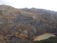Corta San José, Sierra Minera de Cartagena-La Unión, Portmán, La Unión, Murcia