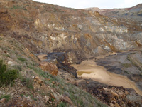 Corta San José, Sierra Minera de Cartagena-La Unión, Portmán, La Unión, Murcia