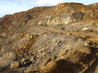 Corta San José, Sierra Minera de Cartagena-La Unión, Portmán, La Unión, Murcia