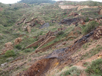 Corta San José, Sierra Minera de Cartagena-La Unión, Portmán, La Unión, Murcia