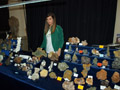 XXI Feria de Minerales de la Unión. Stand de Pedro Tudela