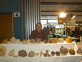 VII Feria de Minerales de Oliva. Stand de Joaquón López