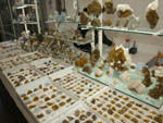 Grupo Mineralógico de Alicatnte. II Feria de Minerales de Elche. Stand de Conchi Ávila