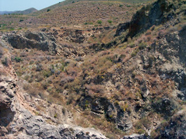 Explotación de Yeso La Pinilla. Fuente Alamo. Murcia
